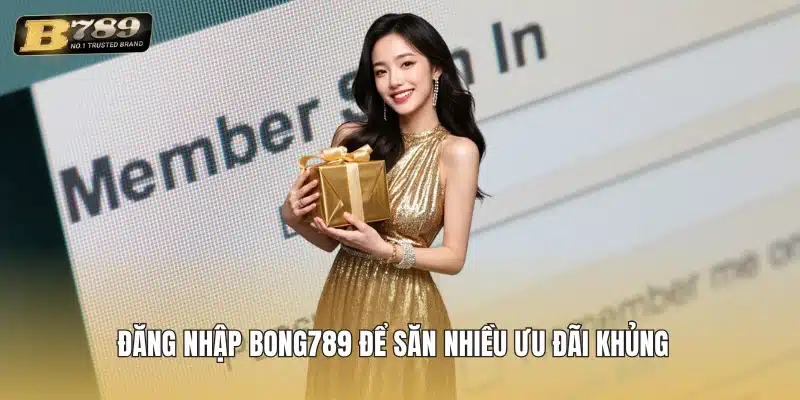 Đăng nhập Bong789 để săn nhiều ưu đãi khủng